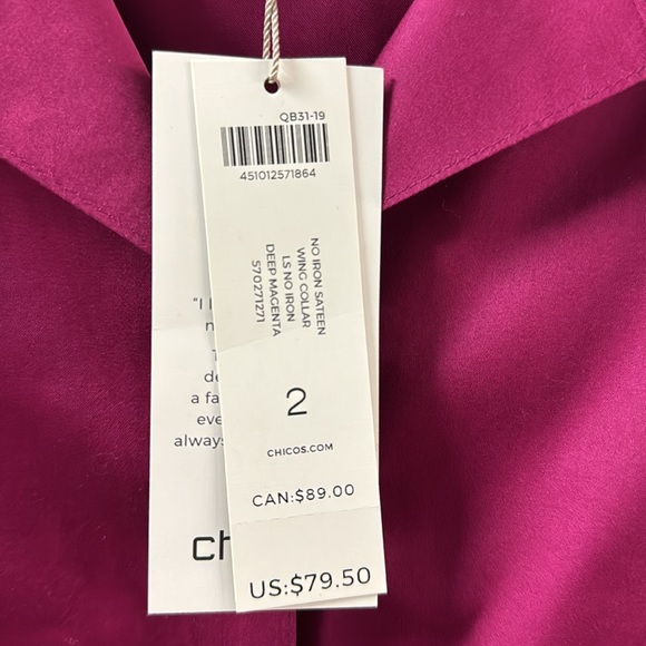 Sold - Chico's button-down blouse - Picture 2 of 4